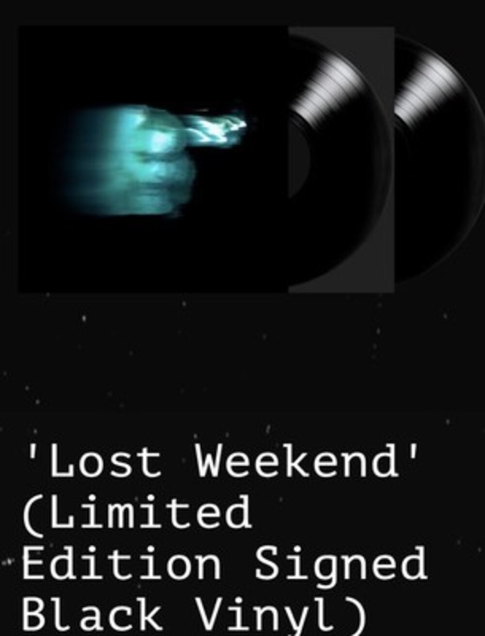 PHOEBE BRIDGERS Lost Weekend Limited Edition SIGNED Black Vinyl Record in hand